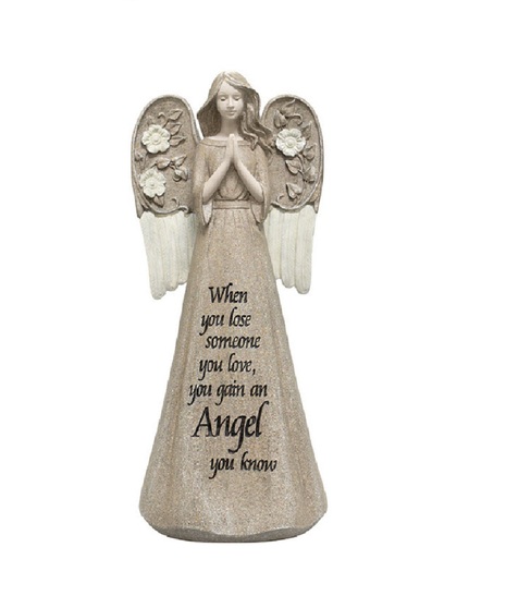 Luminous Garden Angel Figurine