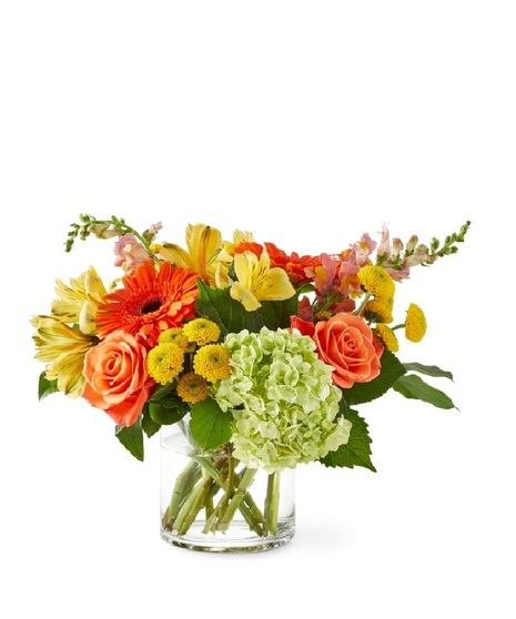 sunflowers and chrysanthemums in classic prairie style